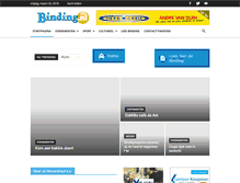 Tablet Screenshot of binding.nl
